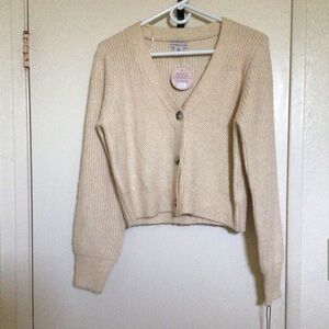 Sincerely Jules Cream Sweater Cardigan